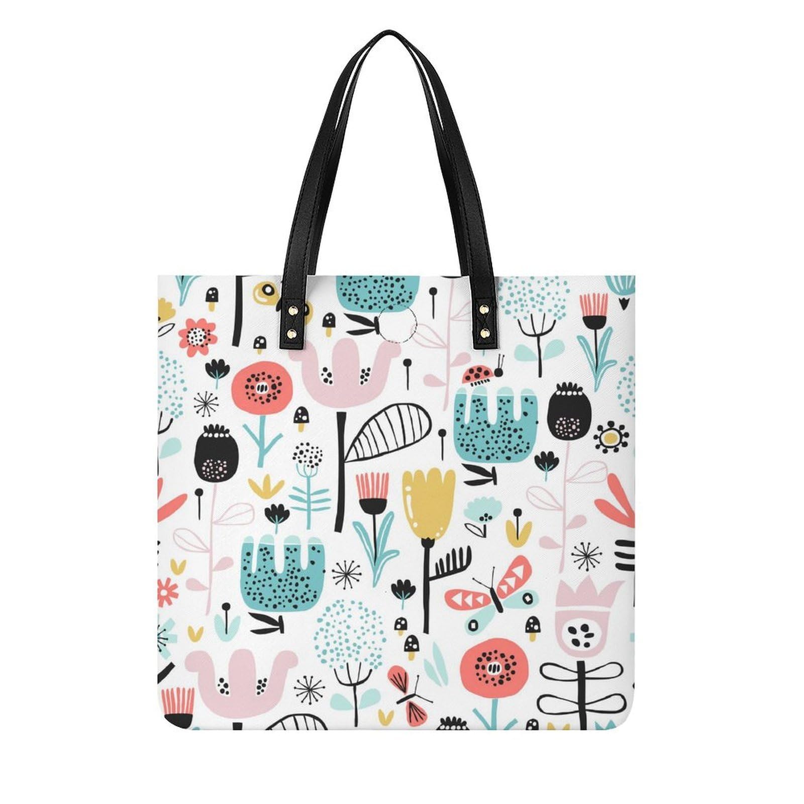 Sac à main cabas à fleurs pour femme évitant le manque de place - 8