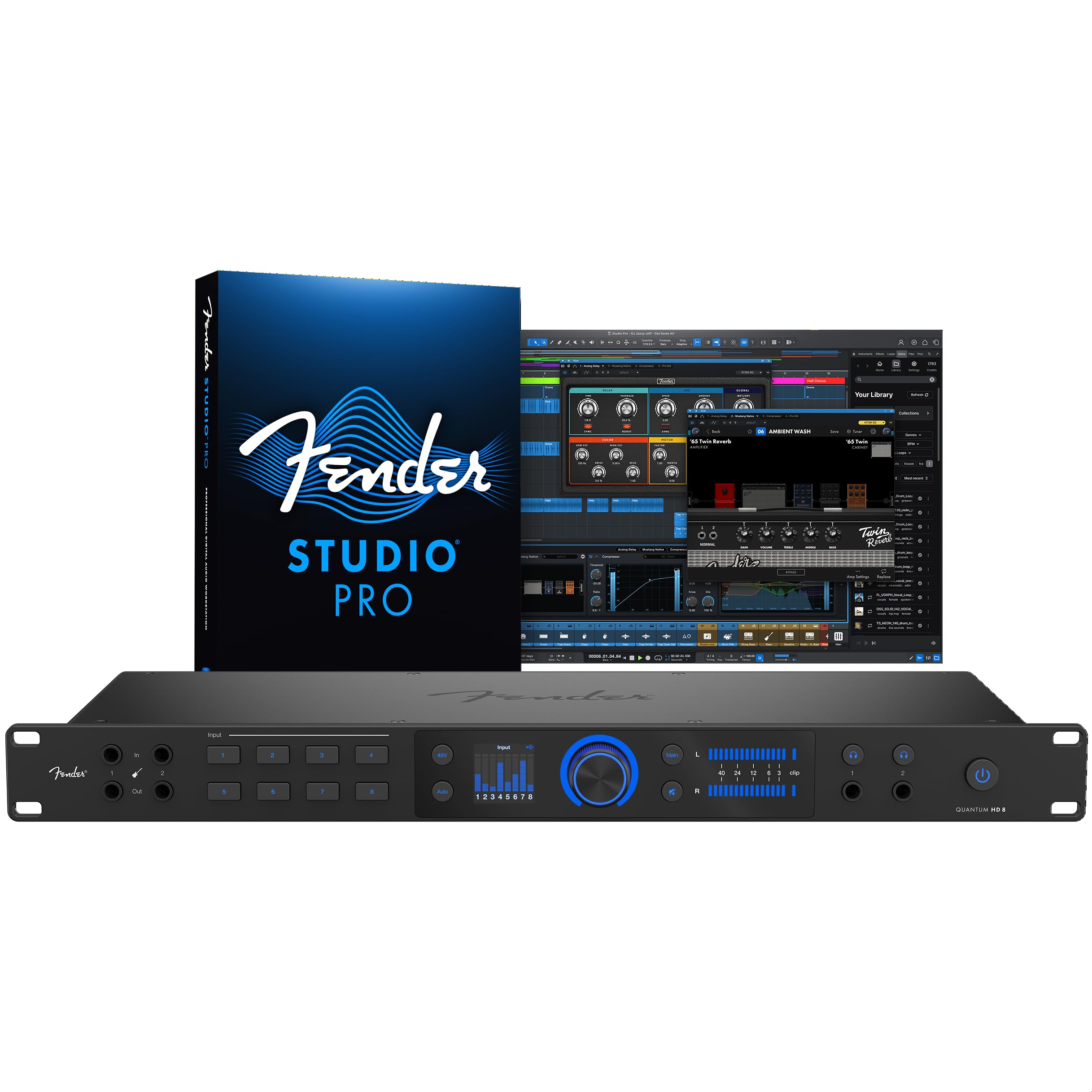 Quantum HD 8 | 26x30 USB-C Audio Interface for Music Production, Next-Gen MAX-HD Mic Prea…