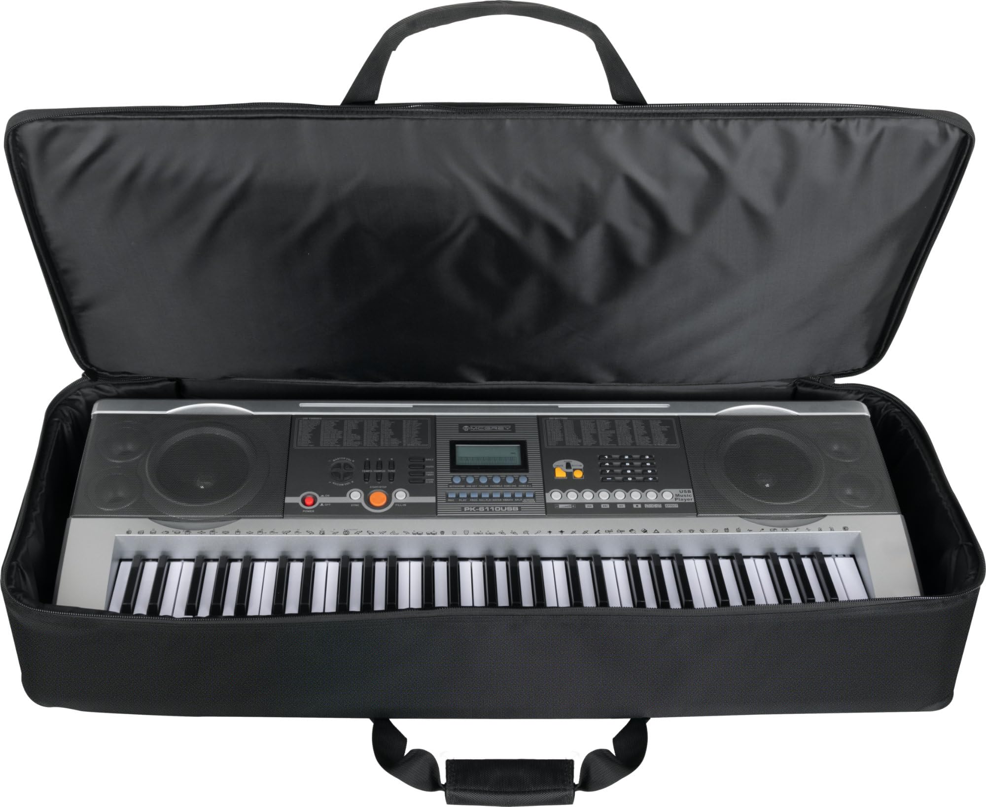 McGrey KB-3122-61 Keyboardtasche - Gigbag für Keyboard mit 49/61 Tasten - Leicht, komfortabel & robust
