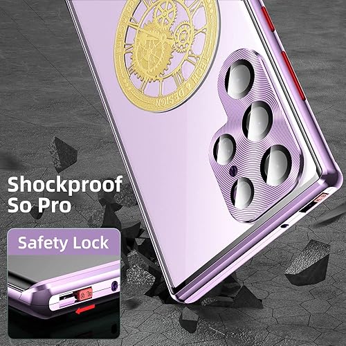 Miniatura 3 de Funda para Samsung Galaxy S23 Ultra, protección de 360 grados compatible con Magsafe contraportada + protector de pantalla + absorción magnética