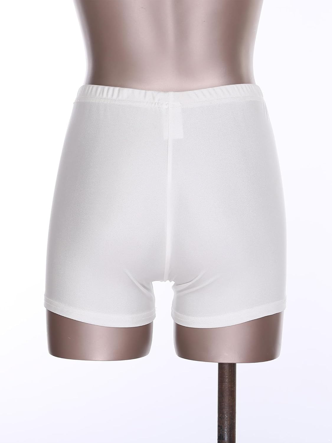 Yhong Women Dance Shorts Rave Dance Shiny Glossy Booty Shorts Tummy Control Knickers