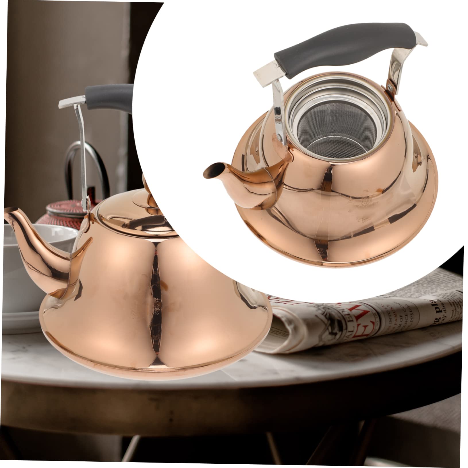 Teiera con fischio Teteras para Hervir Bollitore per acqua Bollitori per tè Piano cottura Bollitore per piano cottura con fischio Teiera per piano cottura Brocca per acqua in acciaio inossidabile P