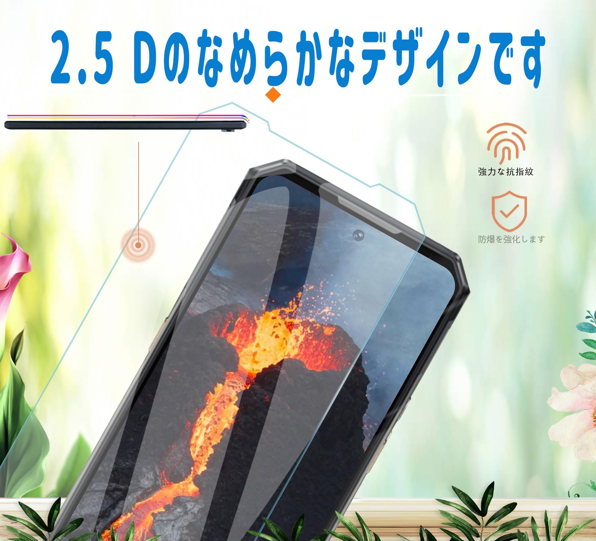 Amazon | For OUKITEL WP30 pro フィルム 9H 強化ガラス 高透過率 汚れ