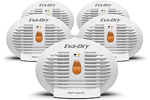 Evadry Mini Dehumidifiers: 5-Pack Absorption Powerhouse for Any Space
