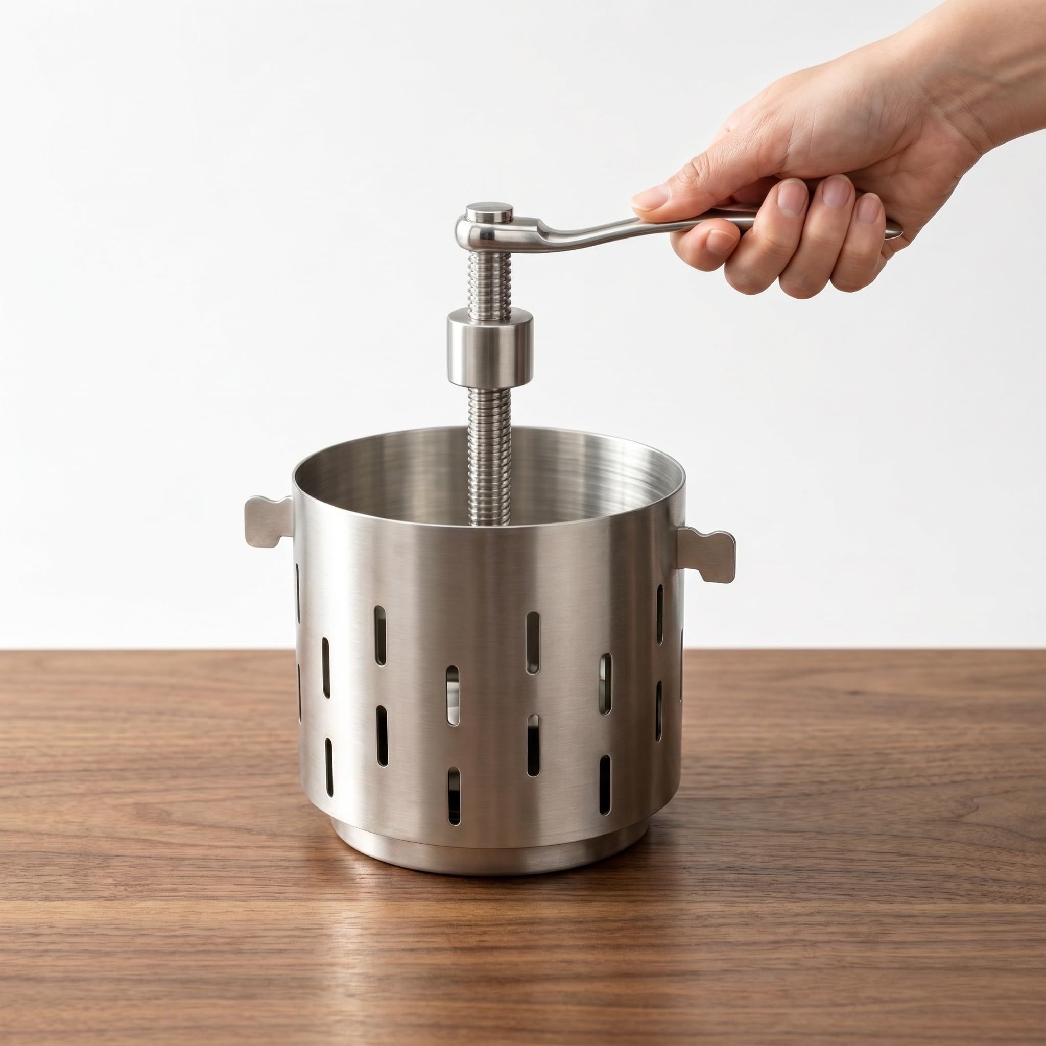 Tofu Press Paneer Maker, Edelstahl-Presswerkzeug mit Abtropfschale und Handtuch, leicht zu reinigen für vegetarische Rezepte, 1,8 Liter Fassungsvermögen