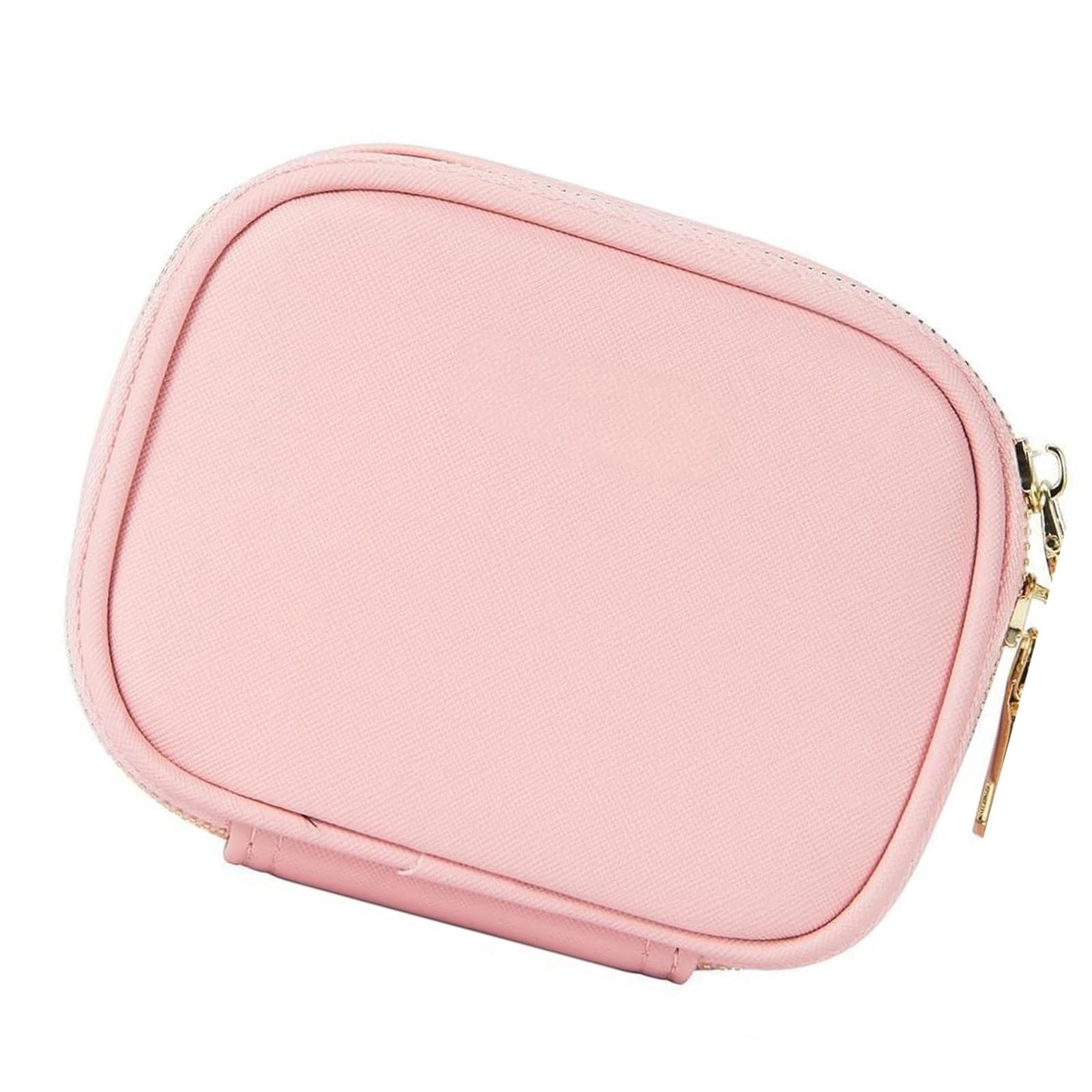 Borsa per trucco con specchio LED Borsa per cosmetici portatile Custodia per trucco impermeabile borse da toilette Organizzatori in pelle da donna Piccoli cosmetici