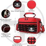 VRIEXSD Premium 450 Piece Large First Aid Kit for Home, Travel, Camping, Car, Hiking & Outdoor Emergencies - Emergency Medical Kits, Home & Businesses Medical Supplies