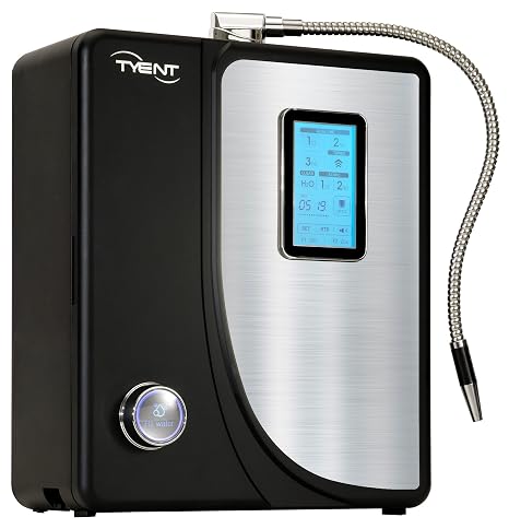Tyent - H2 Hybrid Water Ionizer - Industry-First Twin-Cell Hybrid Technology - Hydrogen-Enriched Water at Neutral & Alkaline pH - Touchscreen & Autofill Controls - Advanced Filtration for Wellness