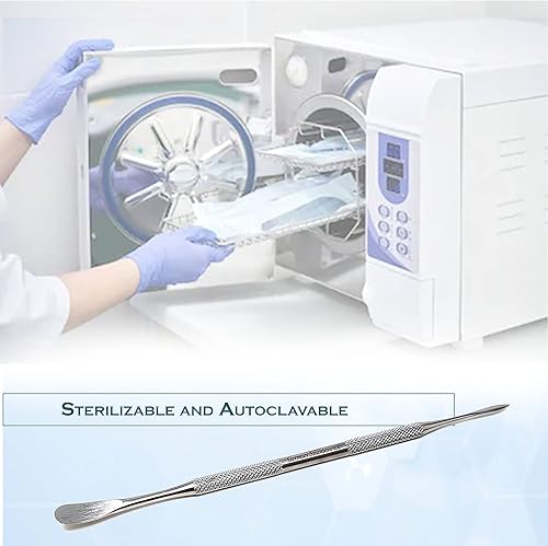 Miniatura 7 de A2Z Dental Beale 7A Espátula Cera Carver Instrumento de Doble Extremo, Instrumento de Acero Inoxidable, Espátula Técnico de Laboratorio, Amalgama,