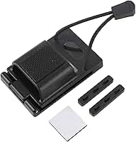 Coldre universal para cinto de rádio, ajustável de 3,8 cm a 5,7 cm, coldre de rádio bidirecional preto, para equipamentos de aplicação da lei
