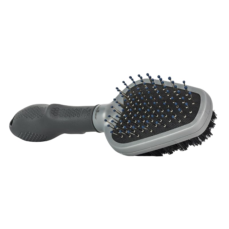 Escova dupla para cães e gatos com cerdas de javali FURminator, 1 unidade