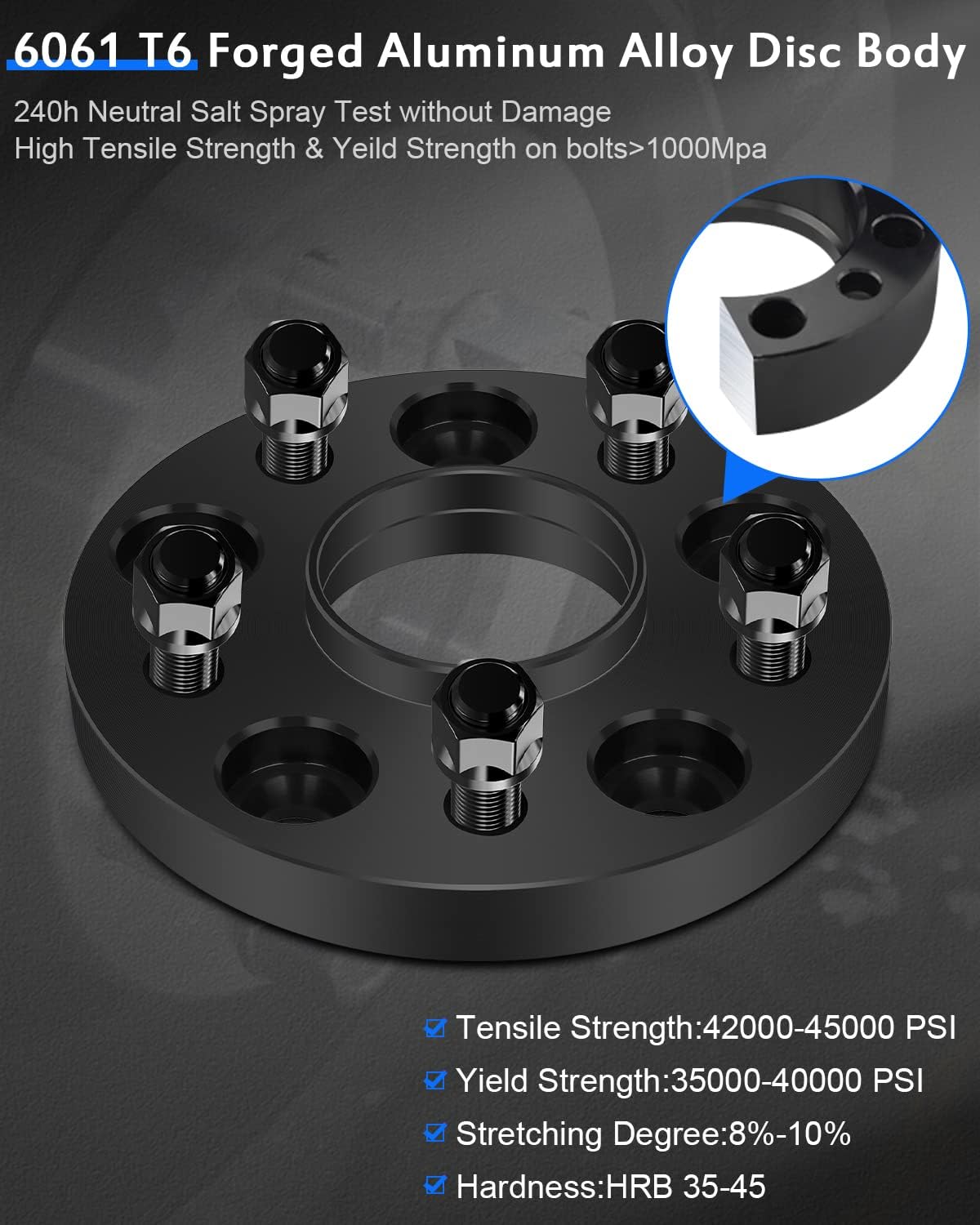 ECCPP 4PCS 5 Lug Wheel Spacers 20mm 5x120mm to 5x120mm for 2013-2016 for Camaro for Malibu Equinox 2013-2015 for XTS 2008-2016 for CTS