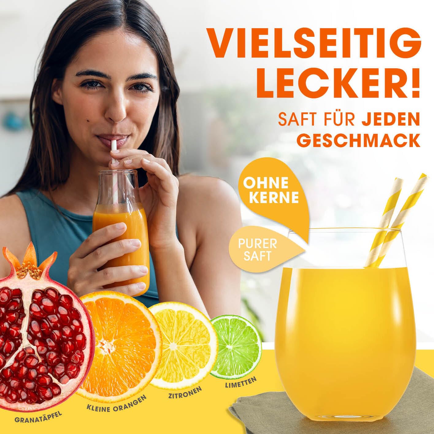 Lumaland Edelstahl Saftpresse – Bild 3