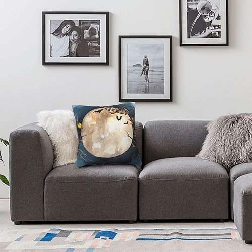 Miniatura 7 de YIPOCH Bat Moon- Throw Pillow Covers 26"x26" Throw Pillow Cushion Cases Decoration for Couch Sofa Pillow Covers fundas para cojines de sala Cute