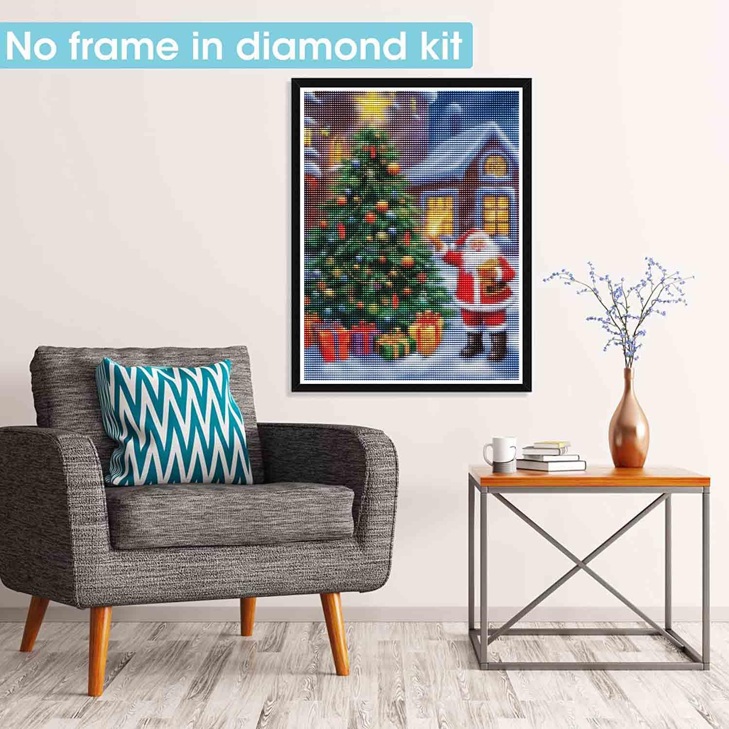 Pavemlo DIY 5D Diamond Painting Kits Noël, Diamant Peinture Point De