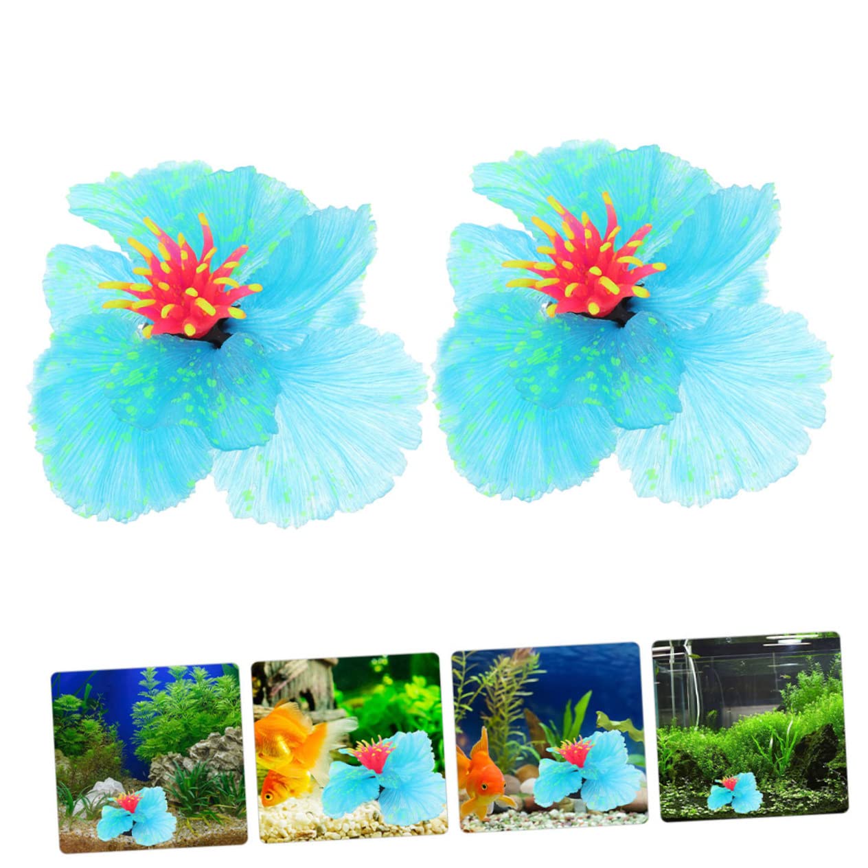 Yardwe 4stücke Aquarienpflanzen Dekoration Wasserpflanzen Für Fischbecken Langlebige Und Pflegeleichte Aquarienaccessoires