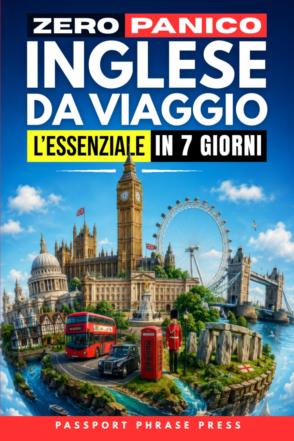 Zero Panico: Inglese da Viaggio - L’Essenziale in 7 Giorni: Frasi di inglese base, dialoghi reali e pronuncia per italiani per cavartela in vacanza ... (Impara le Lingue da Viaggio in 7 giorni)