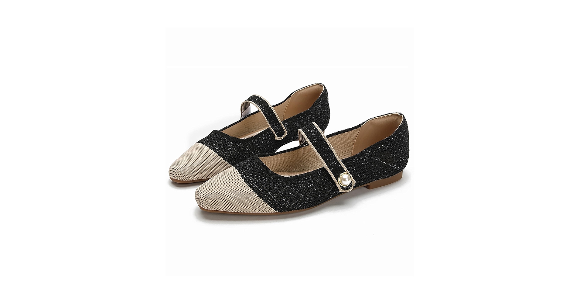 Amazon.com | Women's Knitted Cap Toe Mary Jane Shoes