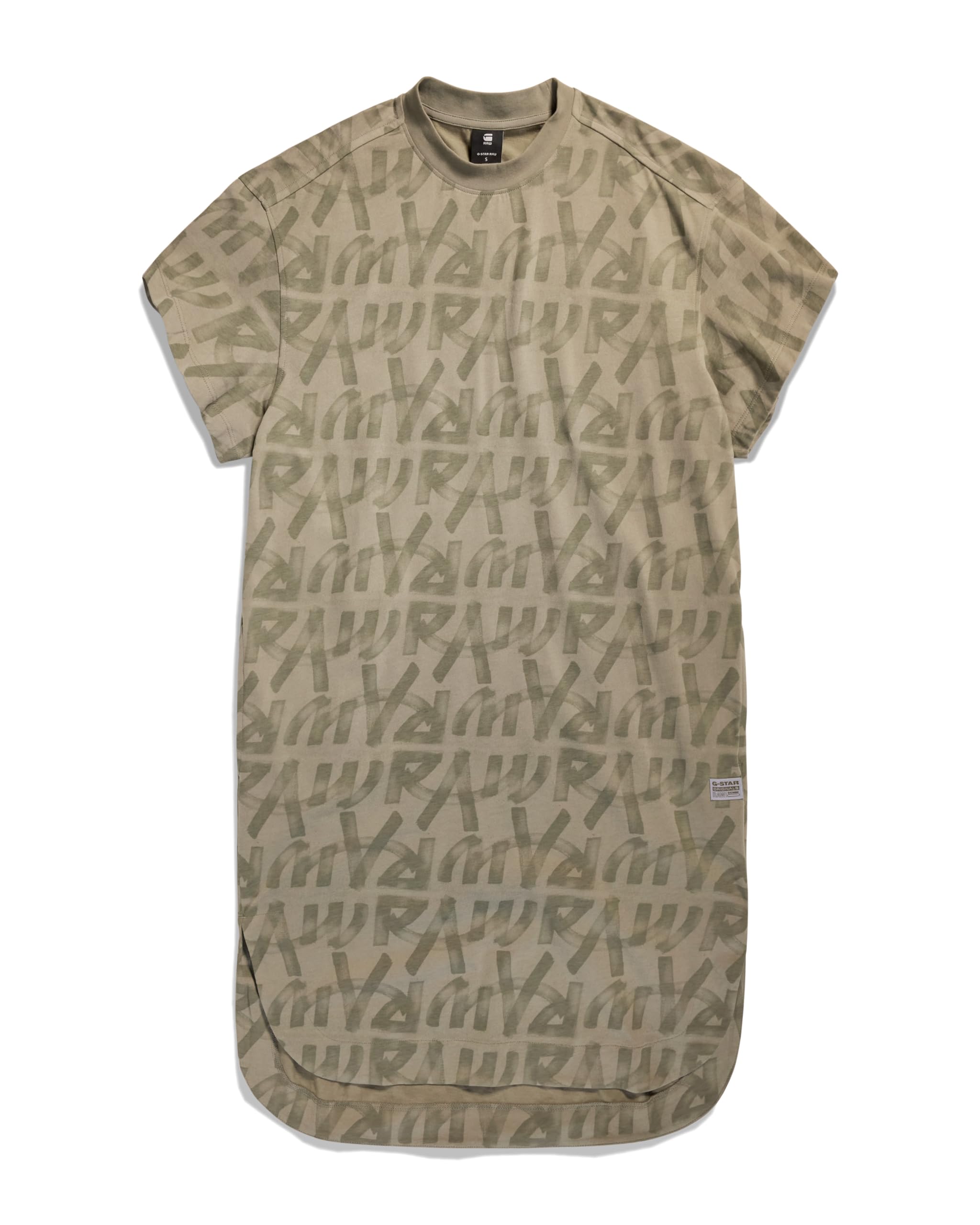 G-Star Damen Printed Loose T-Shirt Kleid Casual Dress (1er Pack)