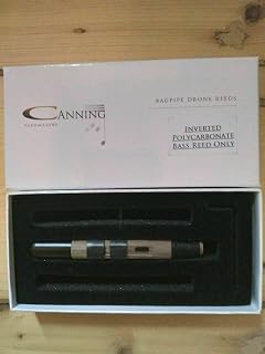 Canning Reedmakers Drone Reeds for Bagpipes Inverted Polycarbonate Bass Only