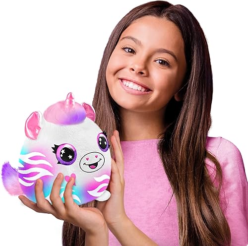 Miniatura 6 de Canal Toys Personaliza el unicornio de peluche esponjoso mediano con aerógrafo. Decora, lava, repite. Personaliza tu propia felpa de arte en aerosol