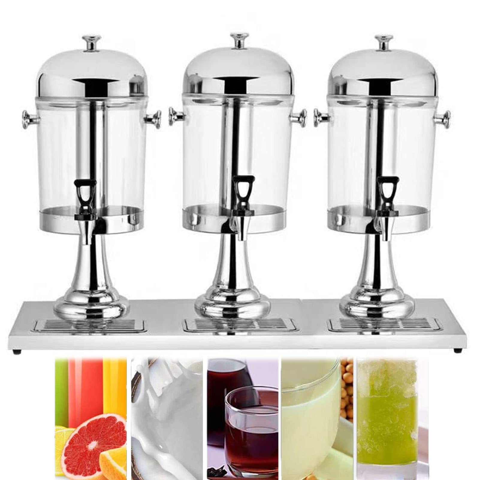 Amazon | 業務用飲料ディスペンサー、ダブルヘッド/スリーヘッド