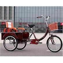 Adult Tricycle Cargo Bike - Comfortable Cruiser Bike with Folding Passenger Seat - Perfect for Shopping - Easy Installation