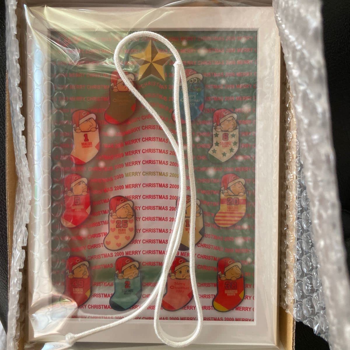 広島東洋カープ 2009年選手坊やクリスマスピンバッチ 広島東洋カープ