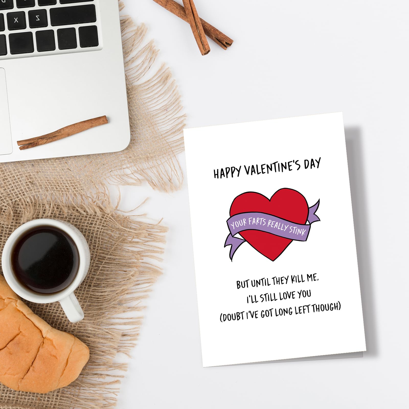 1 pezzo Unico Carta di Compleanno, Ce Ne Teniamo Conto L'Uno con L'Altro!  Carta di Auguri Felice Compleanno Umoristica per Coppie, Sposa, Sposo, Lui,  Lei, image size:1600x1600