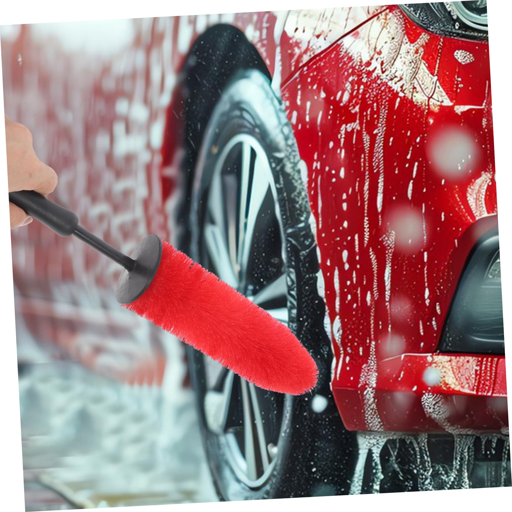 GLEAVI 3stücke Tire Wheel Cleaning Brush Ergonomische Reinigungsbürste Für Reifen Und Felgen Sanfte Kratzer Für Und Motorräder Effektive Entfernung Von Schmutz Und Ablagerungen