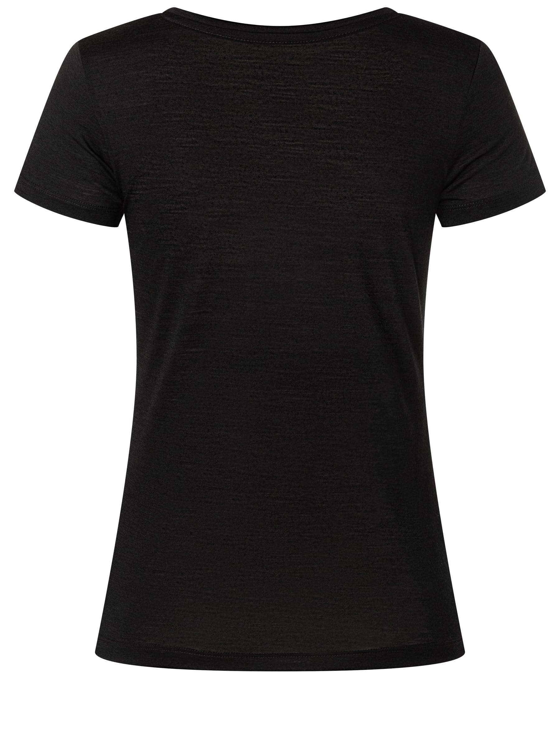 super.natural W SIERRA140 V NECK Merino Shirt Damen - Geruchs- und feuchtigkeitsabweisendes T-Shirt mit V-Ausschnitt, Sommer Funktionswäsche für Sport & Alltag