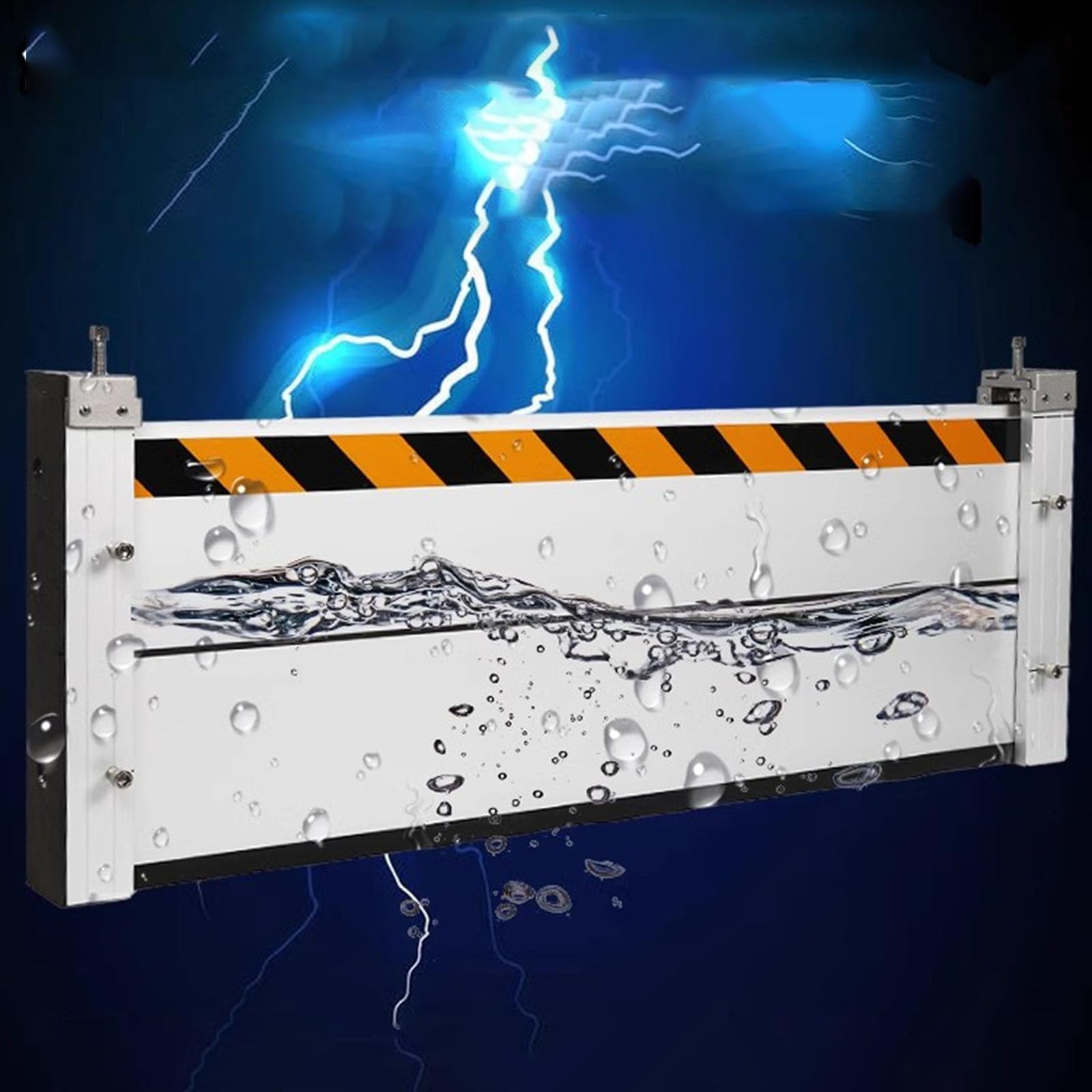 車庫 ガレージ ドア シール 洪水 対策 取り外し可能 ポータブル 洪水