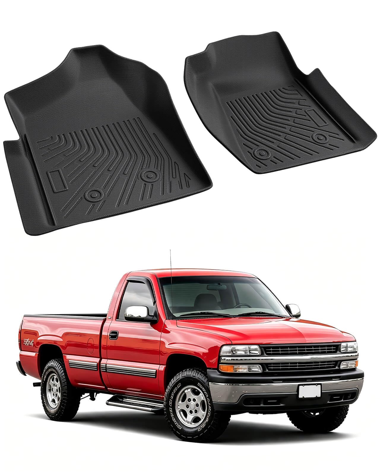 MATiPro Truck Floor Mats for Silverado Sierra
