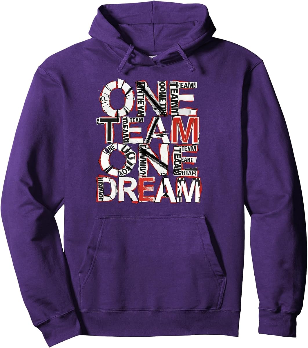 Sudadera con capucha One Team One Dream Rugby Graphic Design