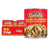 Vista 7 de La Costeña - Pimientos de jalapeño en rodajas – Jalapeños en escabeche – Pimientos picantes para comida mexicana, guacamole, ingredientes picantes