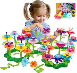 Byserten Gifts for 3-6 Year Old Girls Flower Garden Building
