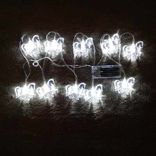 Miniatura 6 de Luz decorativa del estado de ánimo de la noche de la forma del caballo de 1.65M 10LEDs para el hogar interior del dormitorio del festival de la boda