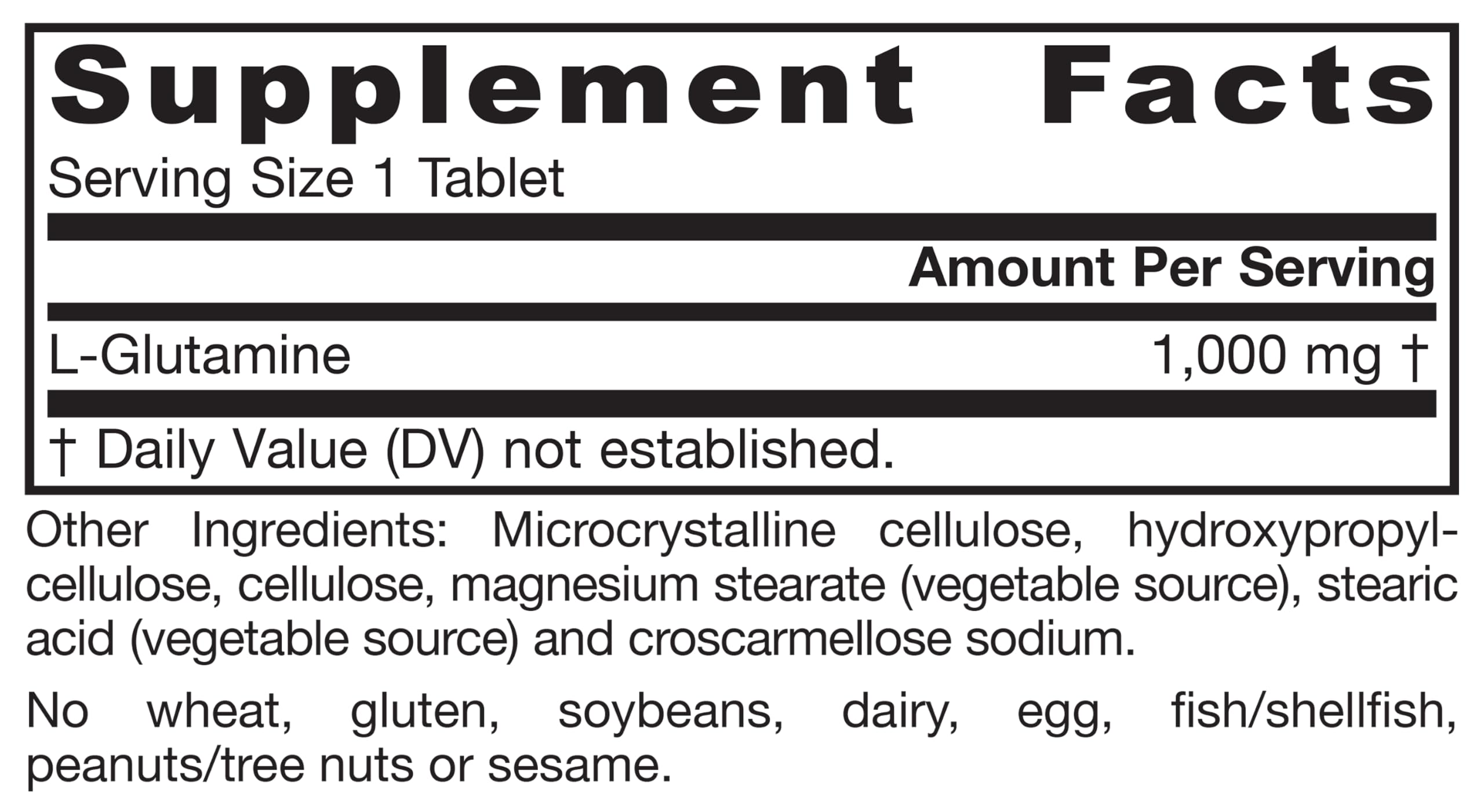 Jarrow L-Glutamine 1000 mg, Dietary Supplement, 100 Easy-Solv Tablets — Amazon image 9