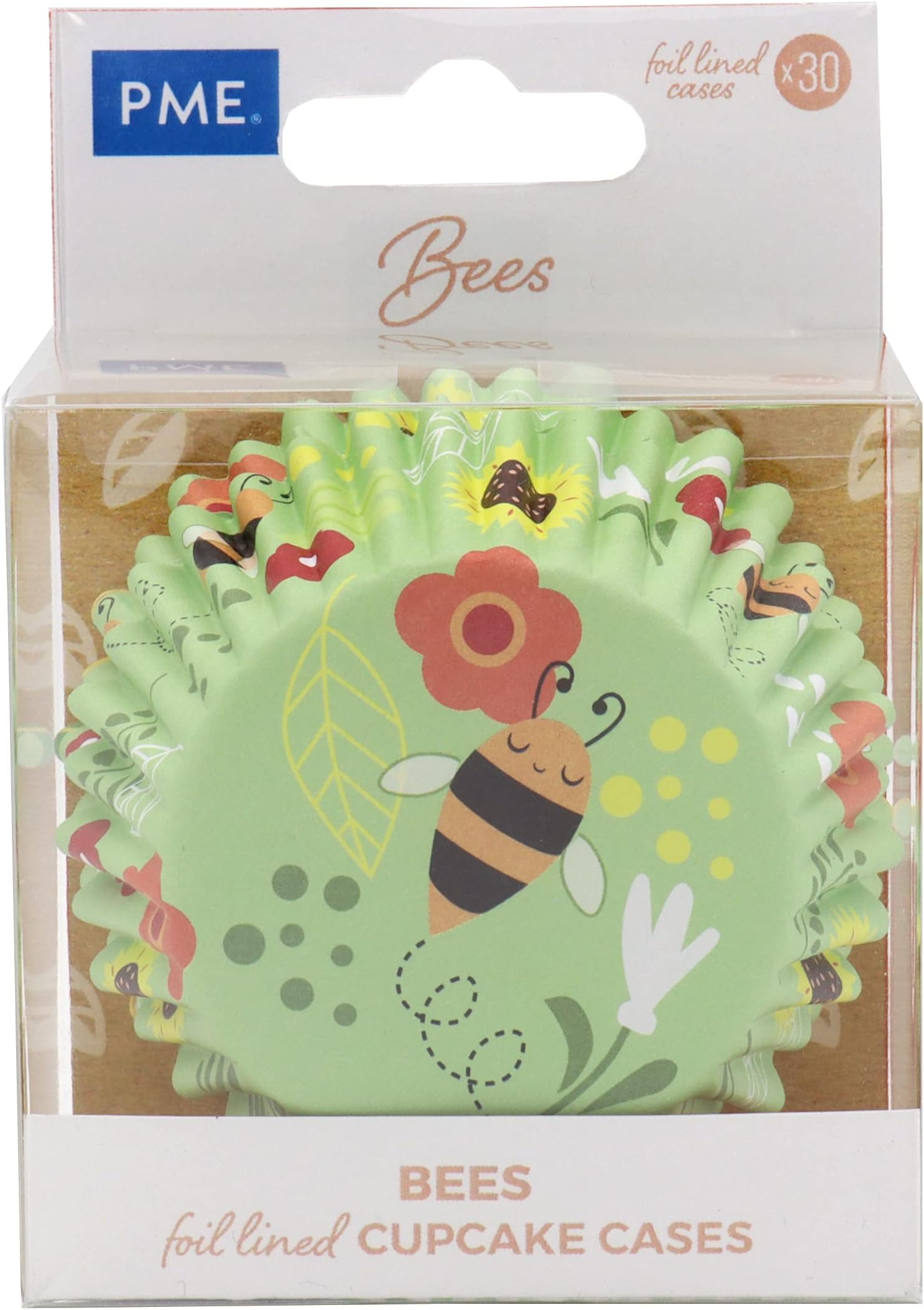PME Easter Foil-Lined Cupcake Cases – Spring Meadow Design, Set Of 60, Greaseproof Baking Cups - View #2