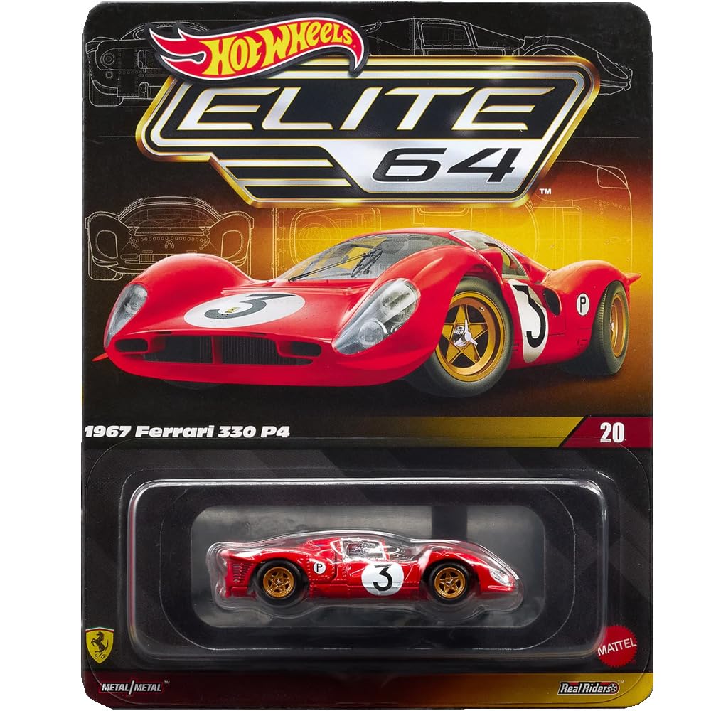 Amazon | Hot Wheels ホットウィール ELITE 64-1967 FERRARI 330 P4