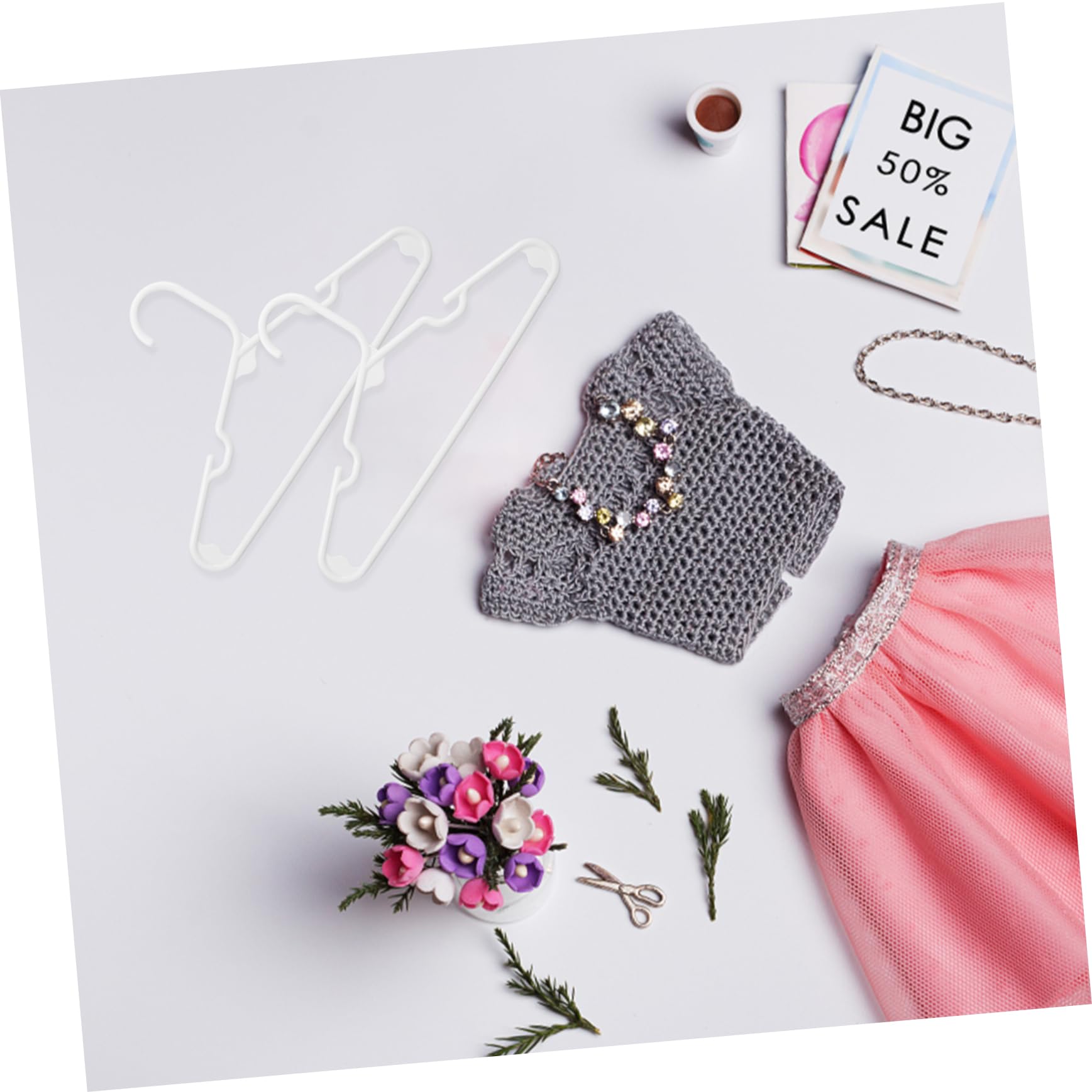 40 Uds Percha para Niños Perchas para Ropa De Niños Percha De Ropa para Perchas para Bebés para Pequeñas Armario para para