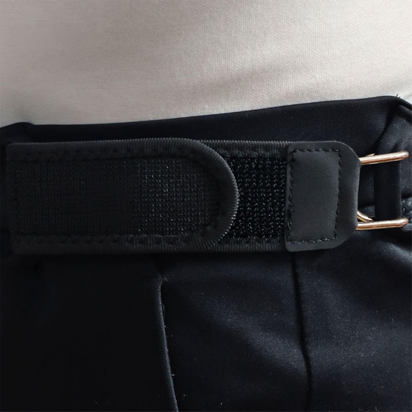 Cinturón sin hebilla para hombre y mujer, cinturón elástico sin hebilla, ajustable con ganchos metálicos, con ganchos invisibles — view 7