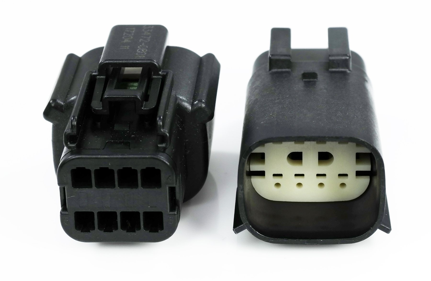 Amazon.co.jp: Molex 8ピンワイヤコネクタ ハーレー ブラック