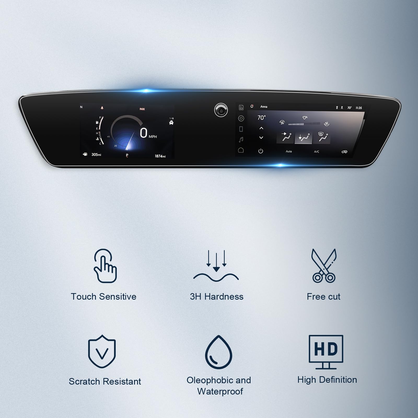 BIBIBO 2Pcs for 2024 2025 Buick Encore GX Screen Protector 2024 2025 Buick Encore GX Preferred/Sport Touring/Avenir 11