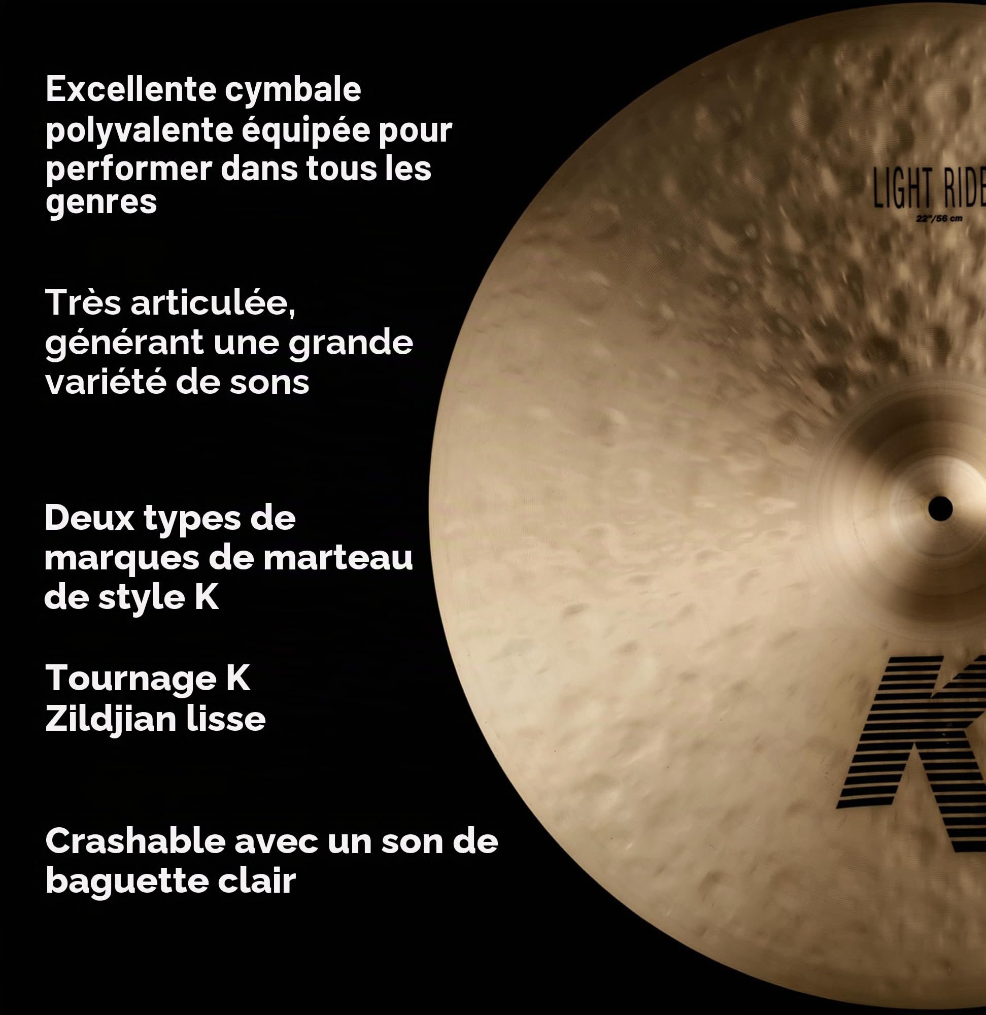 Zildjian K Zildjian Series - 22" Light Ride Cymbal