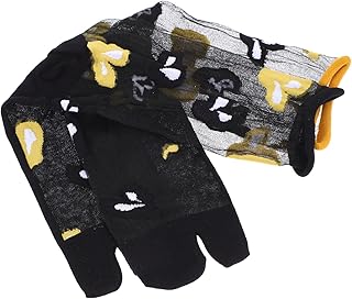 FONDOTIN 1 Pair Sock Mesh Socks for Women Sheer Stockings for Women Mesh Slippers Ankle Sock Athletic Finger Crew Socks Breathable Socks Unisex Flops Socks Two Toes Socks Flip-flops Socks