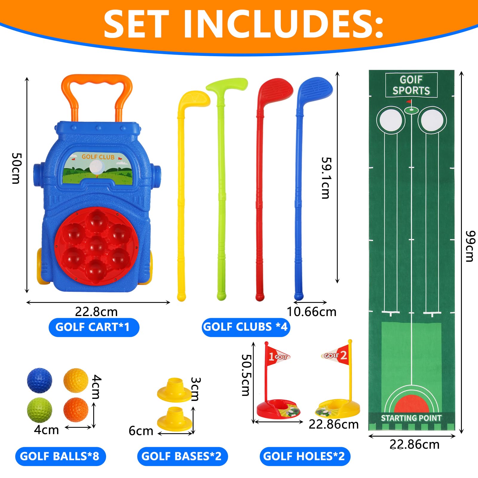 iFunLong Kids Golf Set - Image 3
