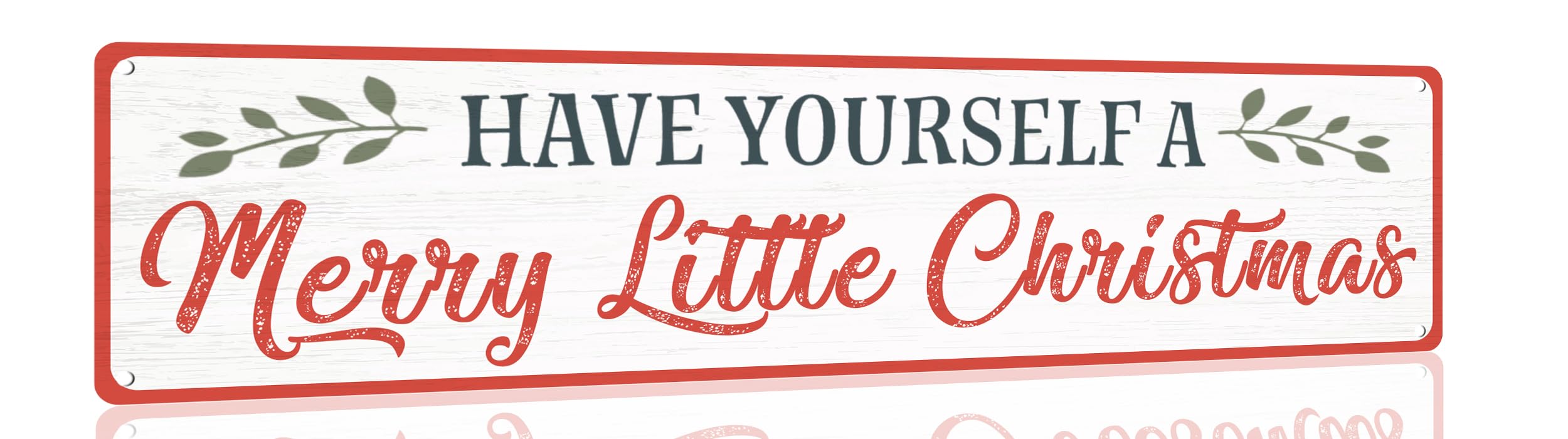 Have Yourself a Merry Little Christmas Tin Sign Funny Christmas Metal Signs Vintage Santa Print Art Poster Wall Decor For Kitchen Patio Yard Office