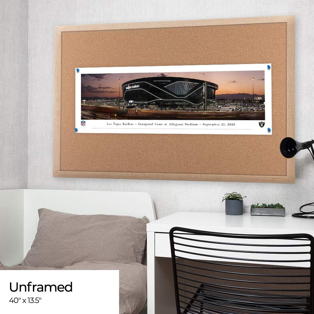 Allegiant Stadium, Home of The Las Vegas Raiders - NFL Panoramic Poster and Wall Décor by Blakeway Panoramas