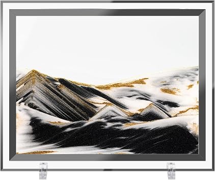 Coitak Moving Sand Art Picture, Golden Dynamic Sand Picture | Desktop Sand Art, Home Decor, Office